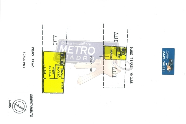planimetria abitazione - APPARTAMENTO THIENE (VI) CENTRO 